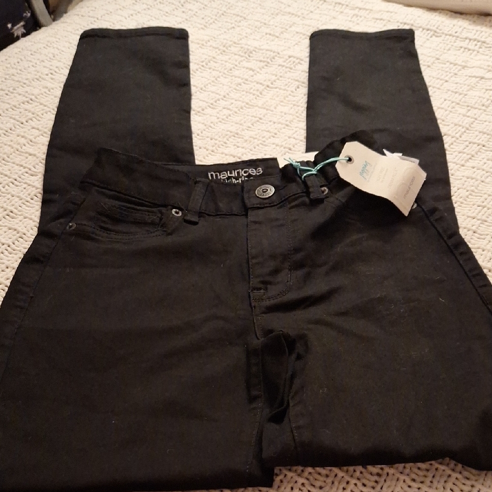 Maurices High Rise Denim Flex Skinny Black Jeans XS Regular